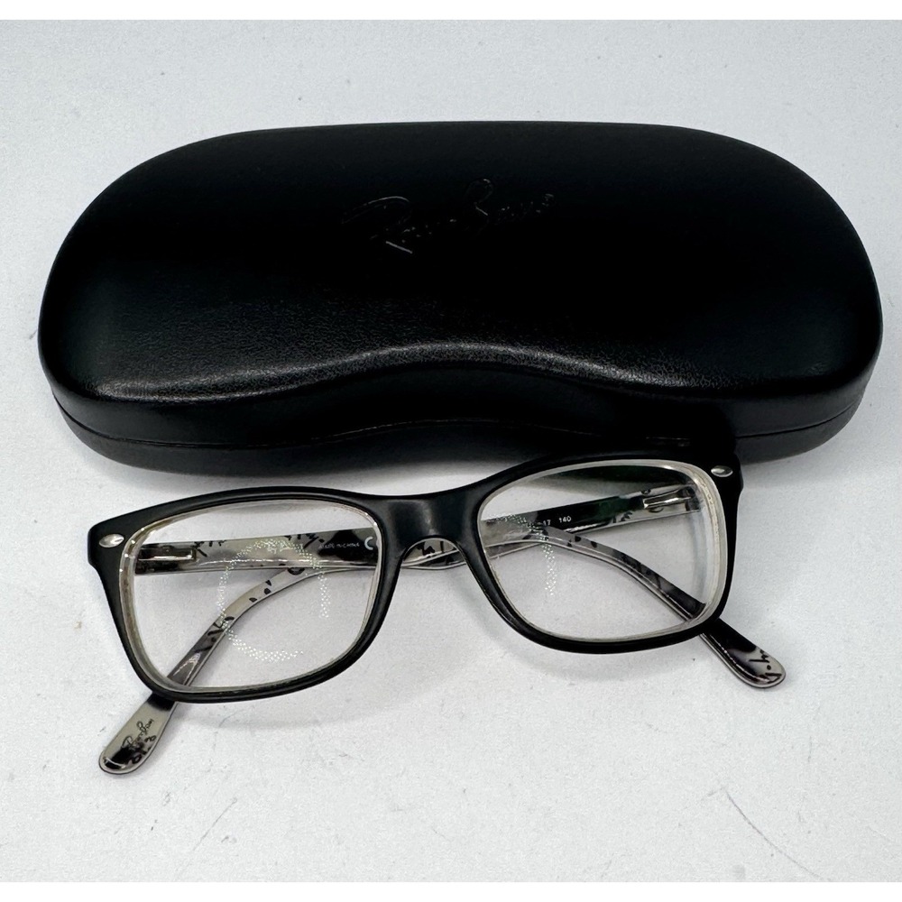 Ray-Ban RB5228 5405 Black Matte Gray Eyeglasses Frame 50-17-140 20111
